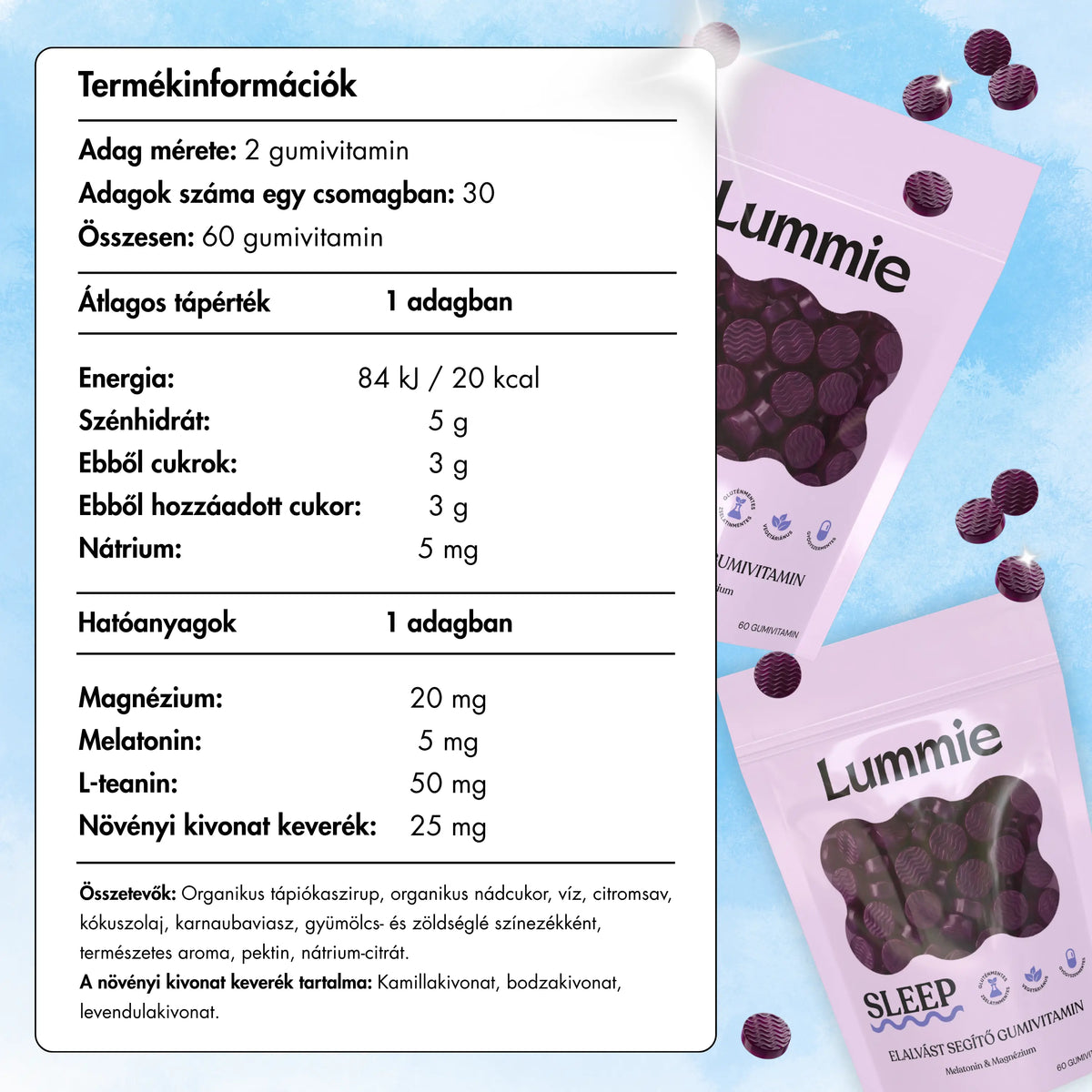 Lummie Sleep – Esti Gumivitamin A Könnyebb Elalvásért