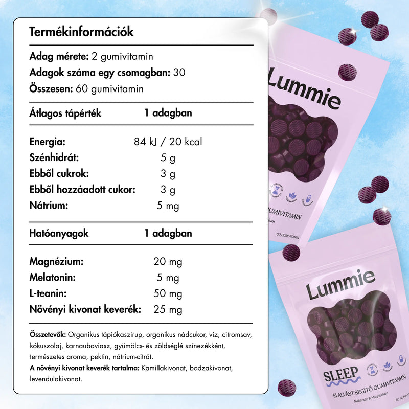 Lummie Sleep – Esti Gumivitamin A Könnyebb Elalvásért