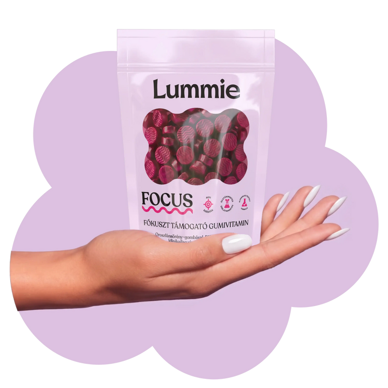 Lummie Focus – Napi Gumivitamin A Mentális Fókusz Támogatására