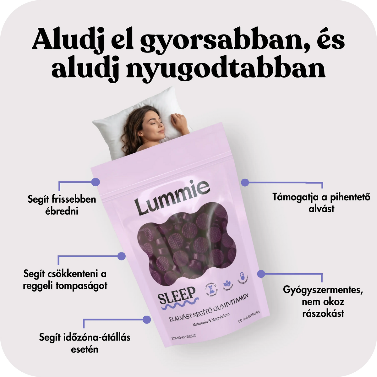 Lummie Sleep – Esti Gumivitamin A Könnyebb Elalvásért