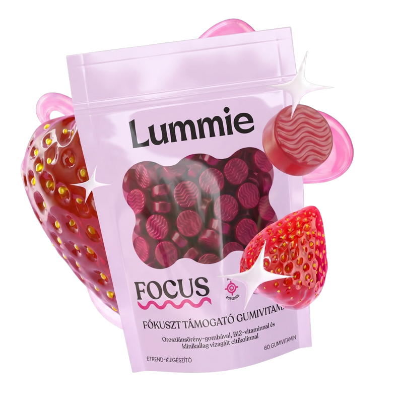 Lummie Focus – Napi Gumivitamin A Mentális Fókusz Támogatására